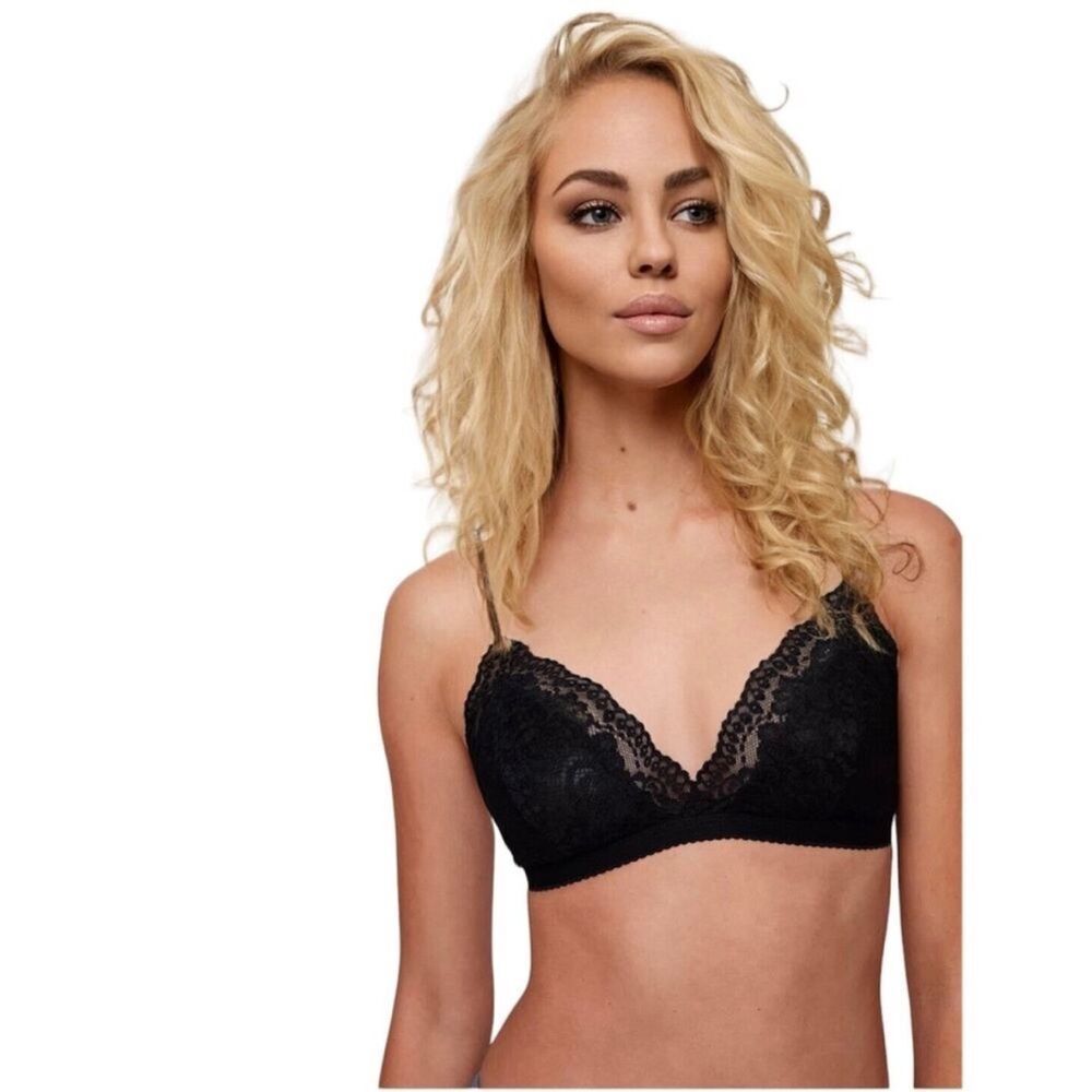 Aritzia Talula Monterey Bralette Convertible Black Lace Size Medium